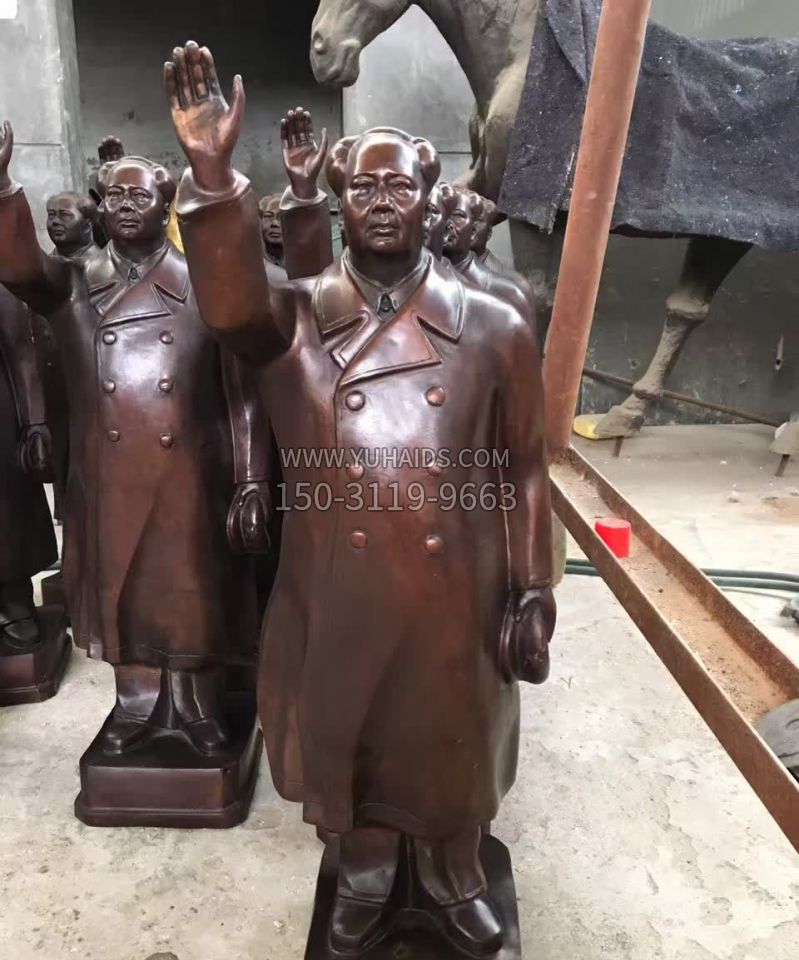 毛主席挥手铜雕雕塑
