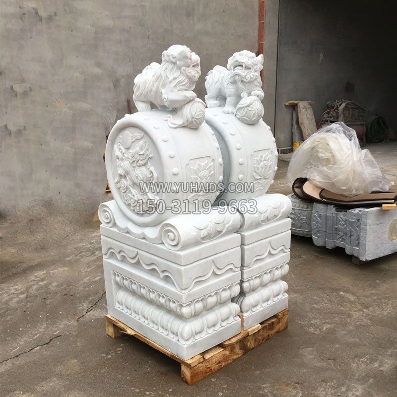 门口抱鼓石石雕雕塑
