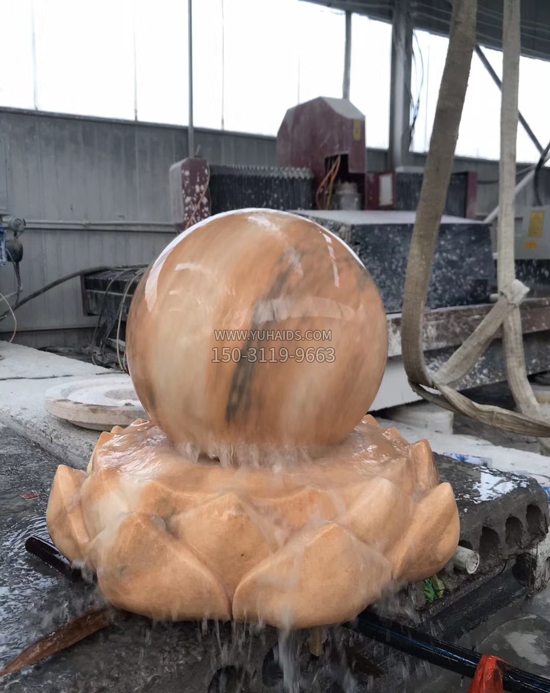 喷泉风水球雕塑