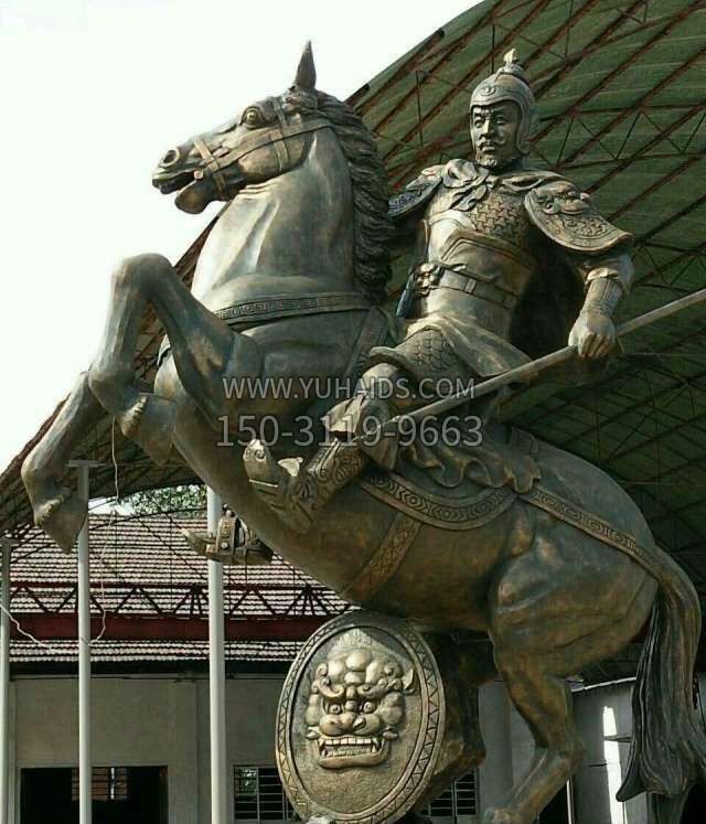 骑战马人物铜雕雕塑