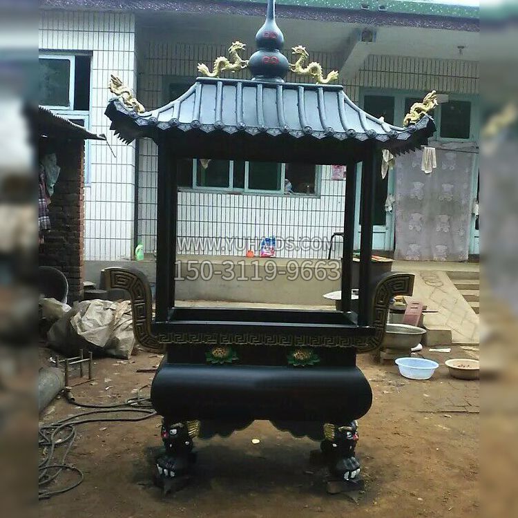 全铜香炉雕塑