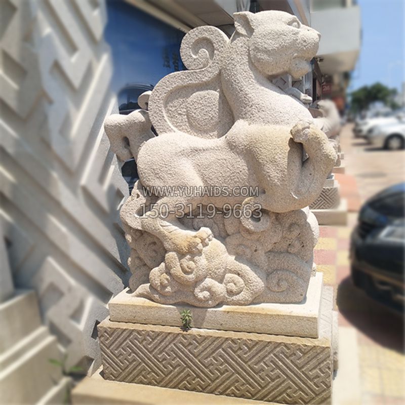 青龙白虎现代雕塑