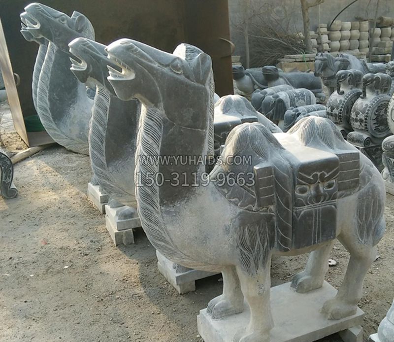 青石动物骆驼石雕雕塑