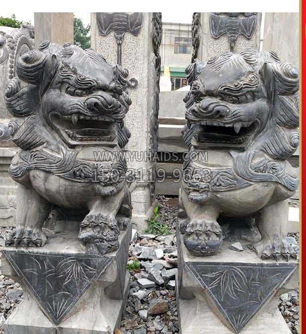 青石狮子雕刻雕塑