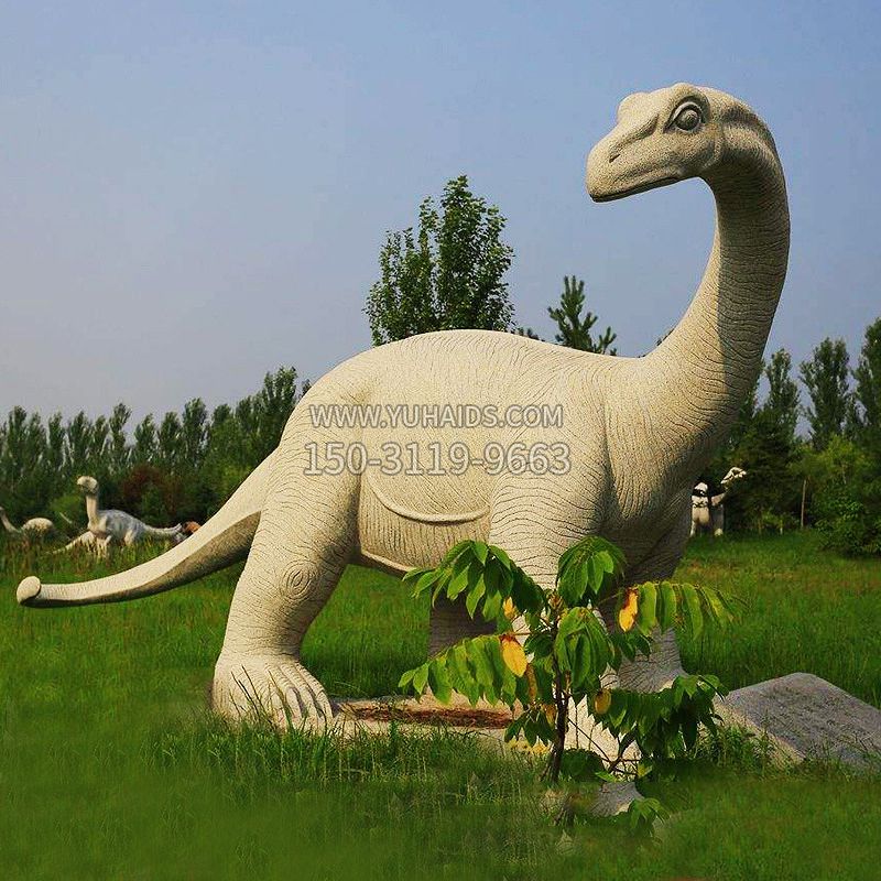 砂岩雷龙石雕恐龙-动物园园林动物雕塑摆件