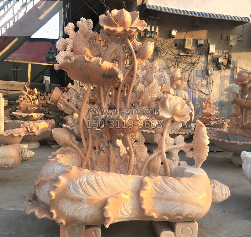 人造石雕塑喷泉