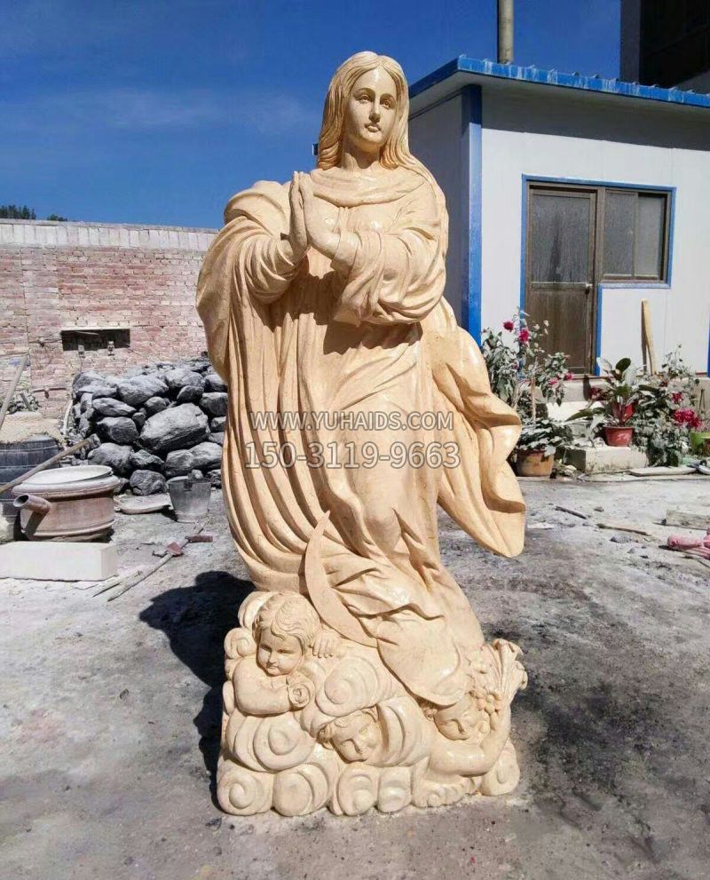 砂岩西方人物石雕雕塑