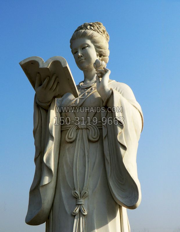 十二花神之十一月山茶花王昭君汉白玉古代美女雕像雕塑