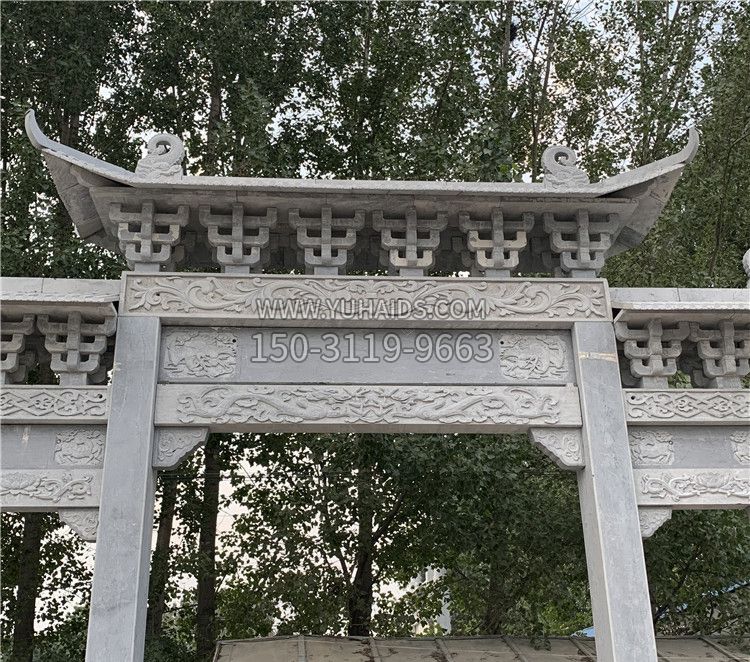石材石雕牌坊雕塑