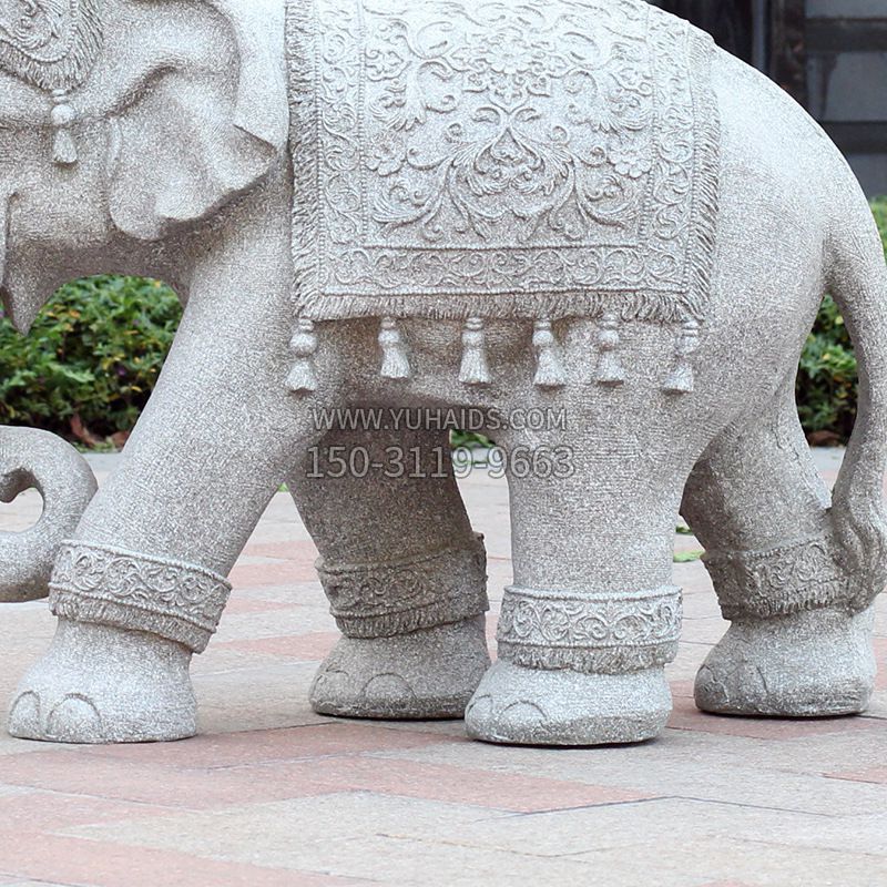 石雕雕刻大象雕塑