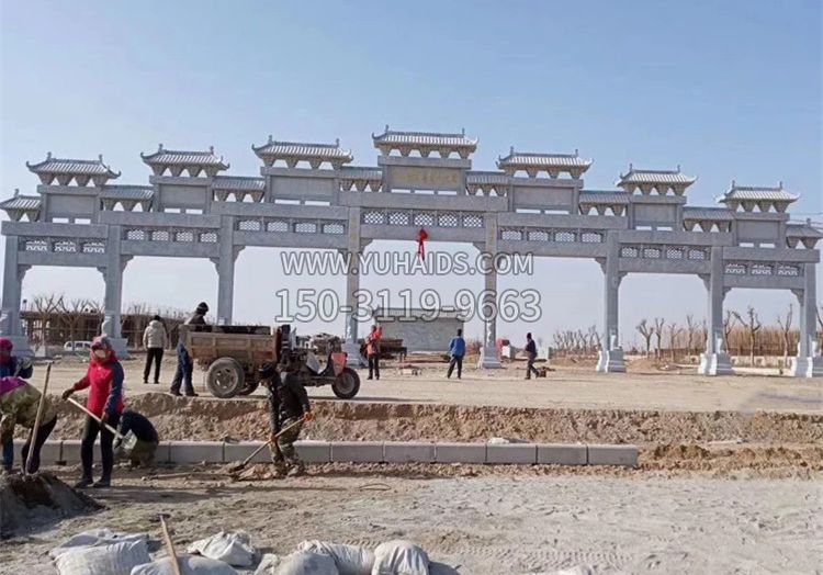 石牌坊九楼雕塑