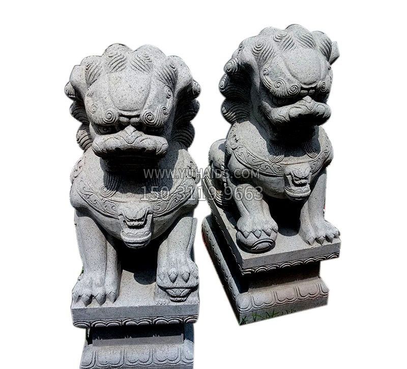 守门瑞兽石雕狮子雕塑