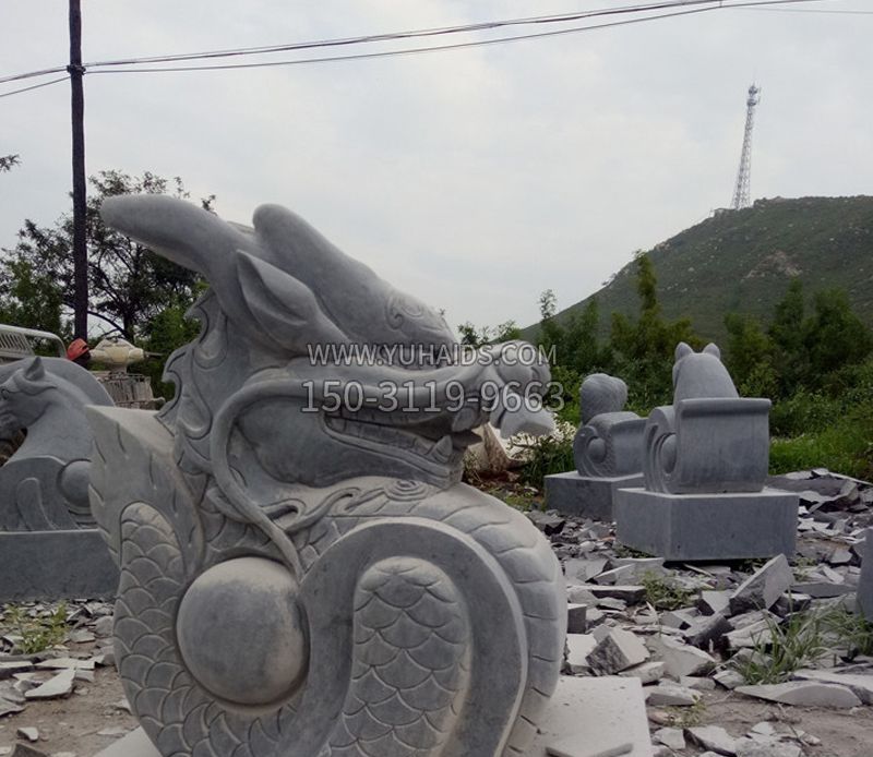 石雕神兽龙雕塑