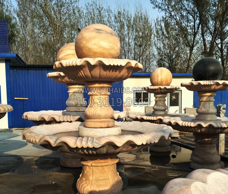 松香玉风水球雕塑