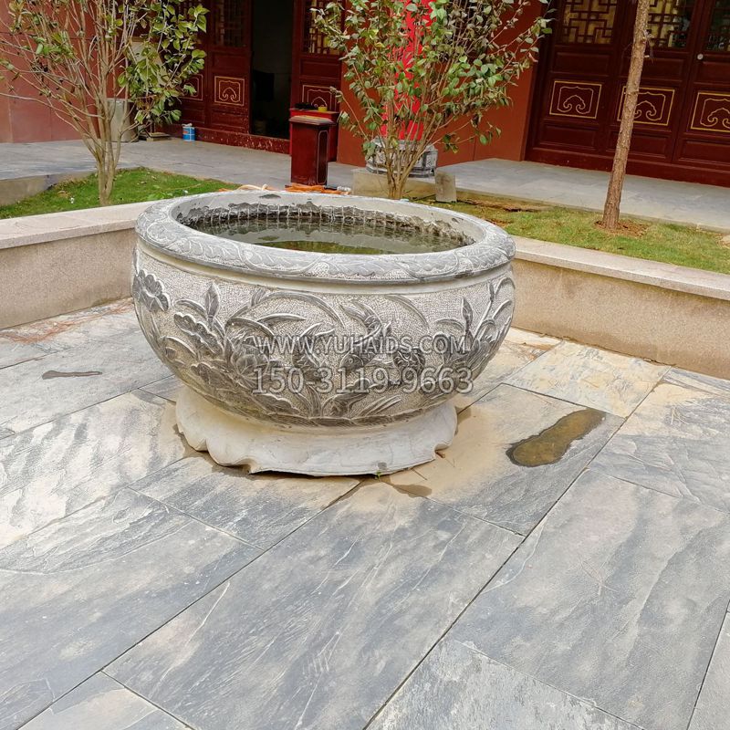 庭院水缸石雕雕塑
