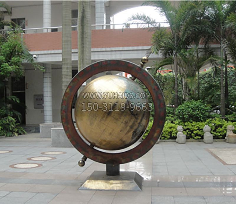 铜雕地球仪雕塑