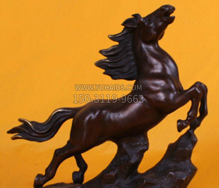 铜雕公司招财马装饰景观摆件雕塑