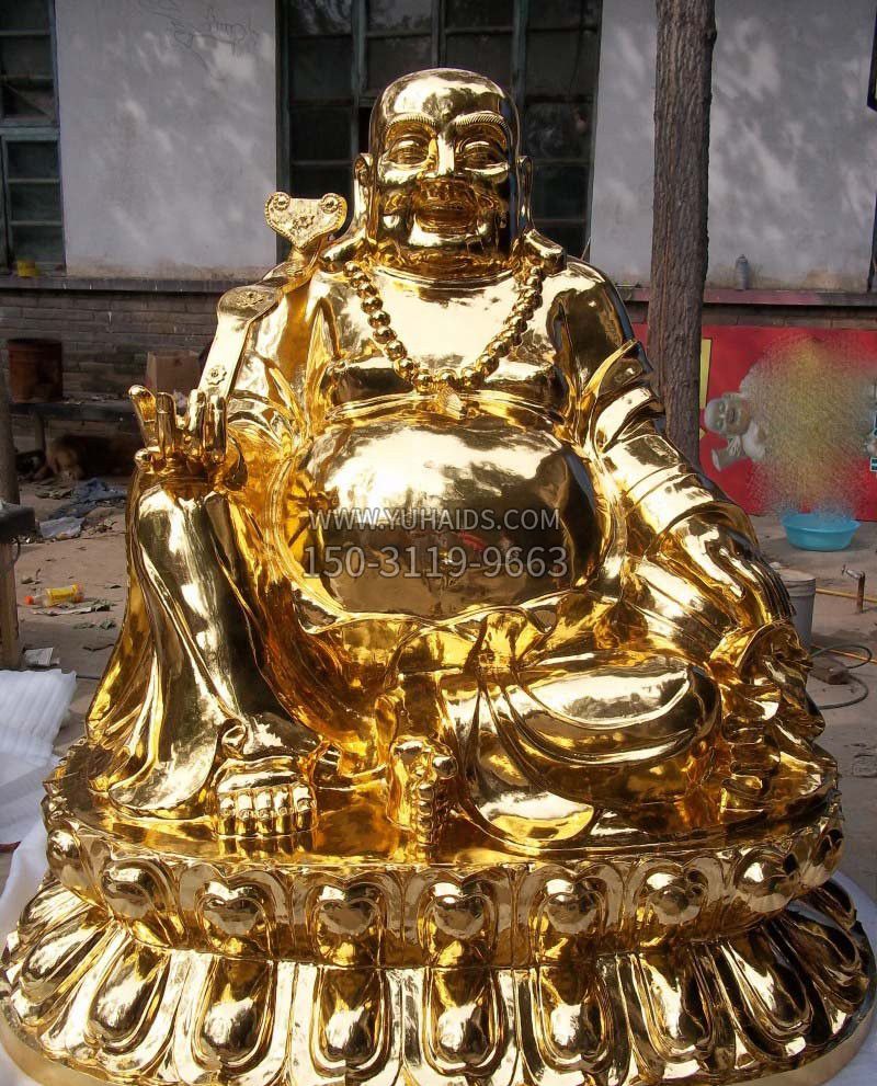铜雕弥勒佛雕塑
