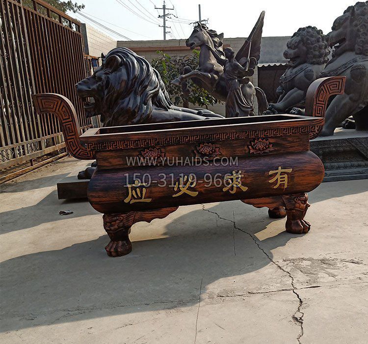 铜雕广场人物车夫雕塑 铜雕广场人物车夫雕塑