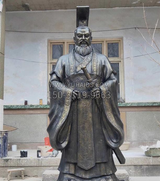 铜雕武皇帝古代历史人物雕塑