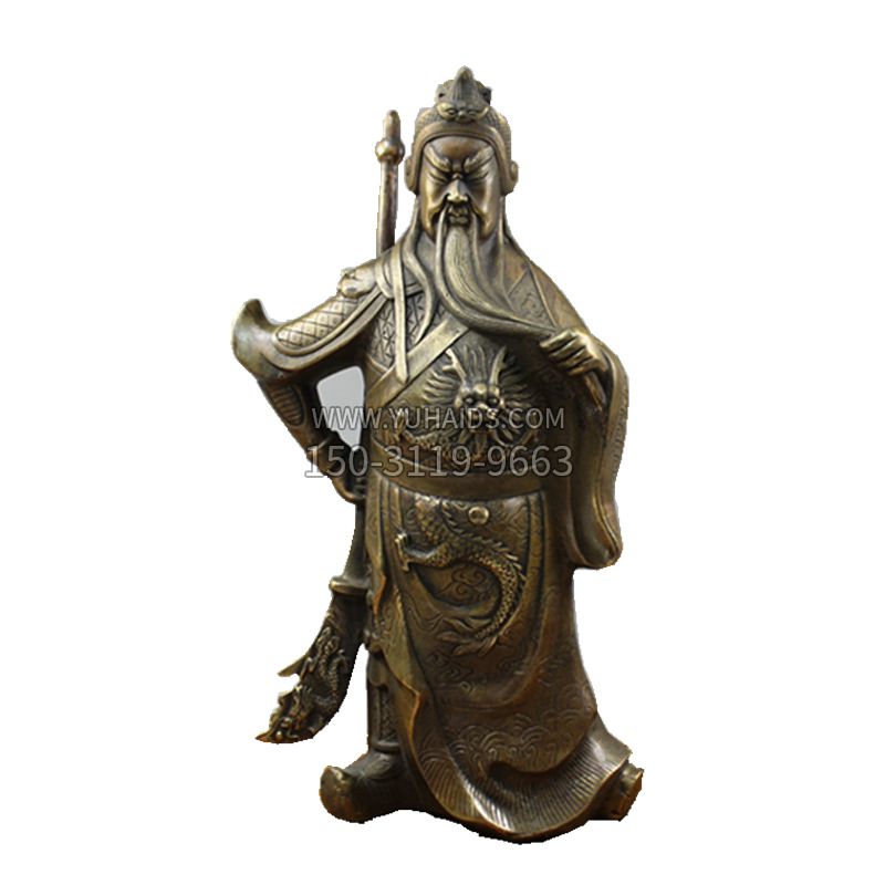 武财神关公风水铜雕雕塑
