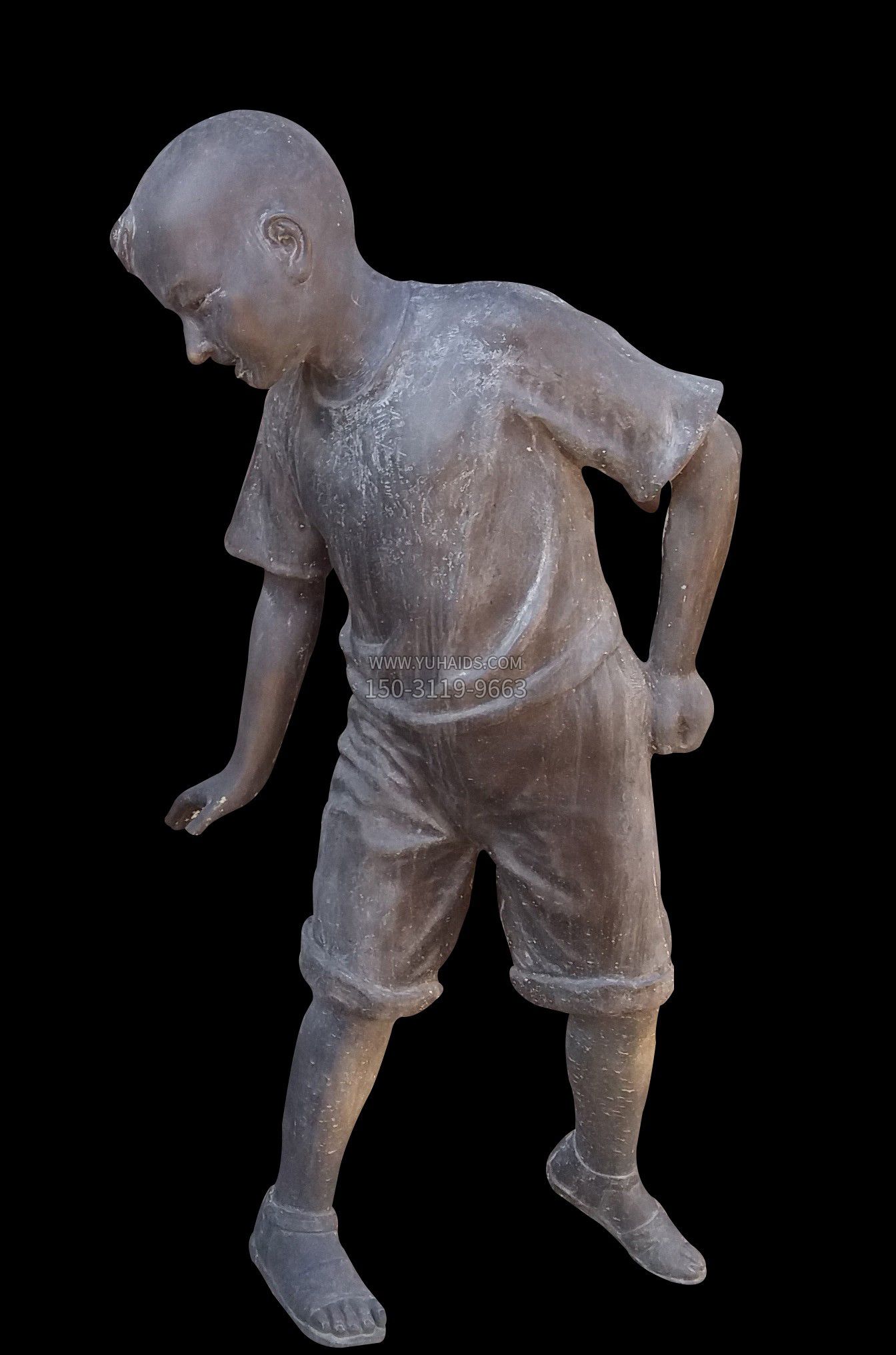 小男孩铜雕雕塑
