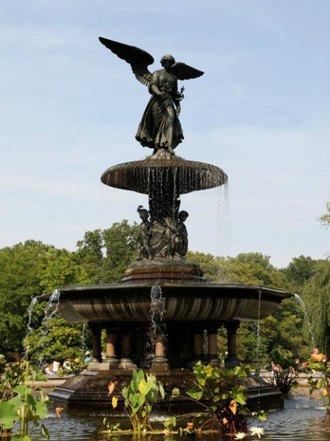 西方天使喷泉铜雕雕塑