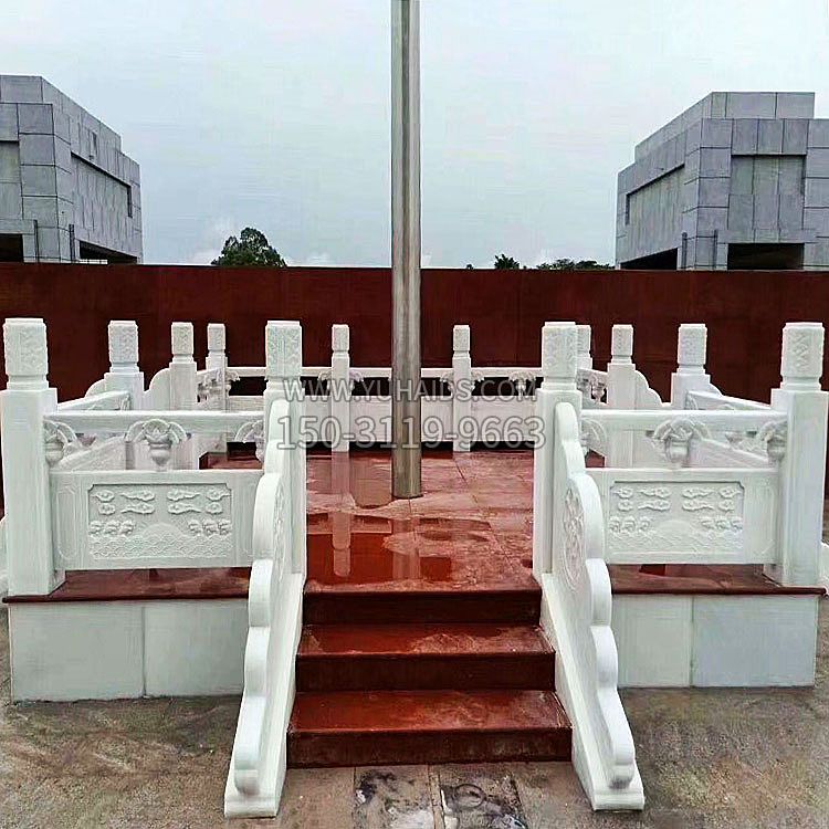学校石雕升旗台雕塑