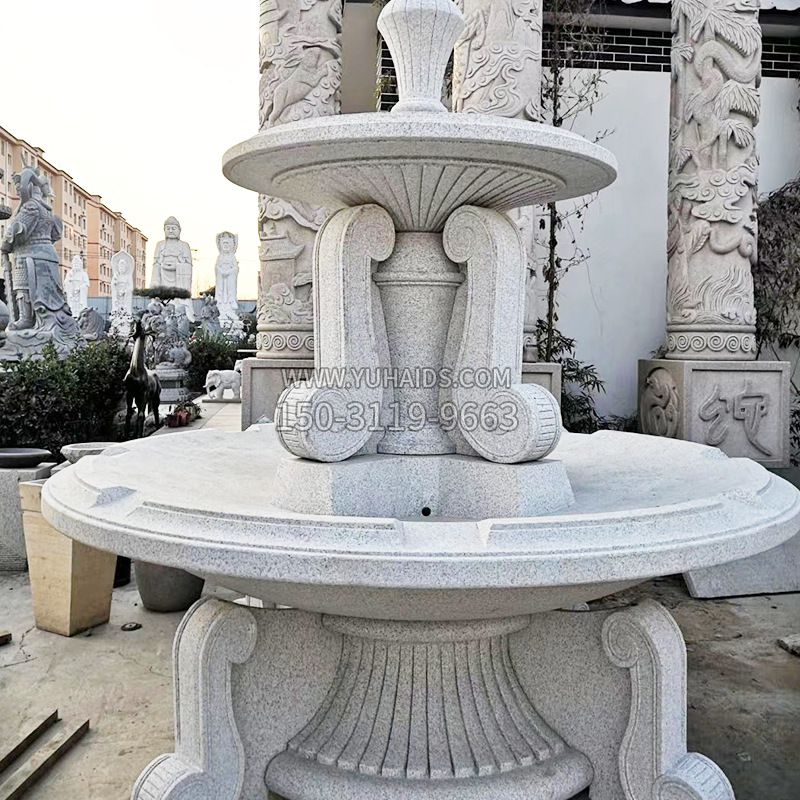 许愿池喷泉 石雕雕塑