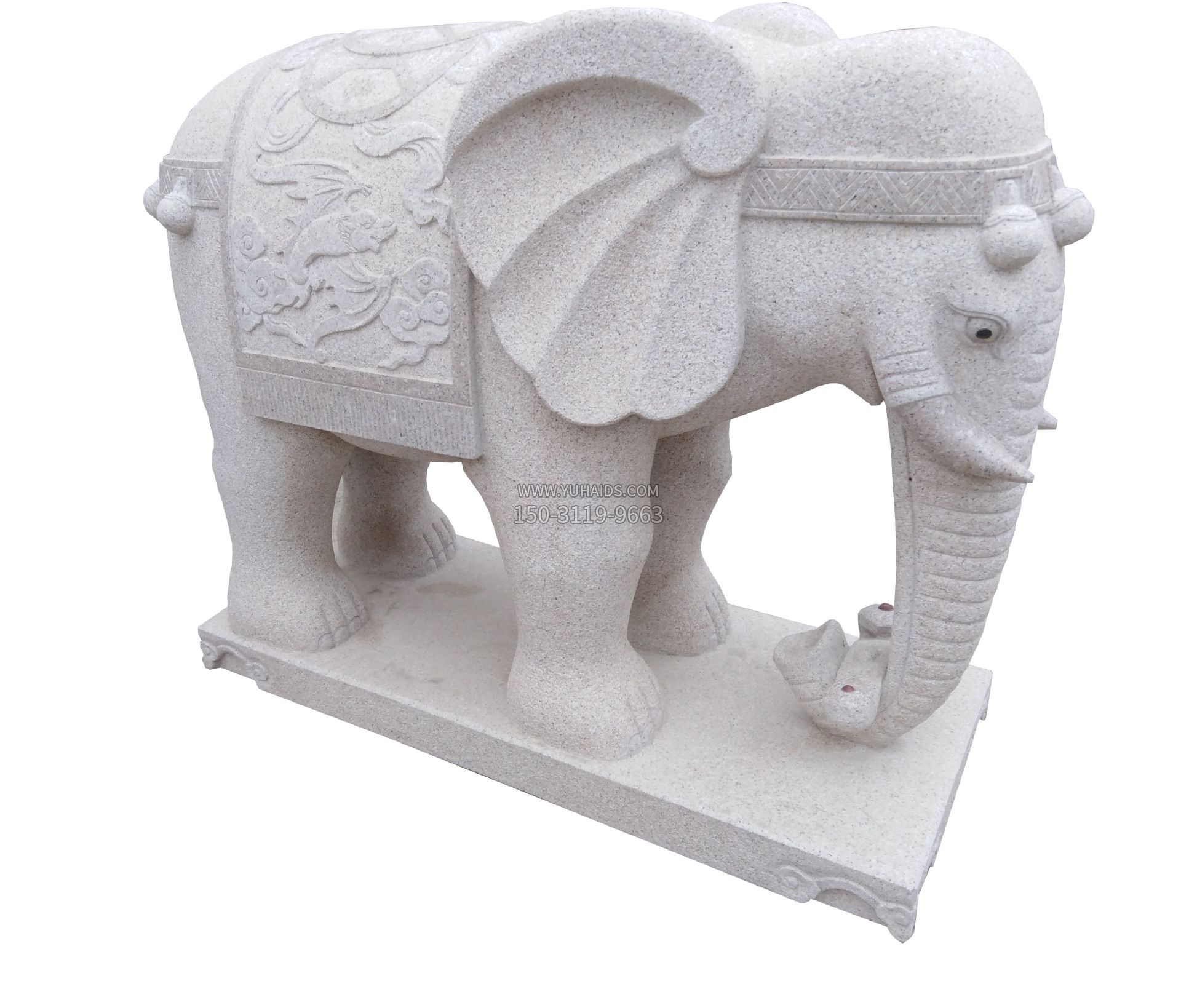 园头大象石雕雕塑