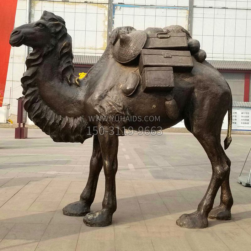 载货的骆驼铜雕雕塑