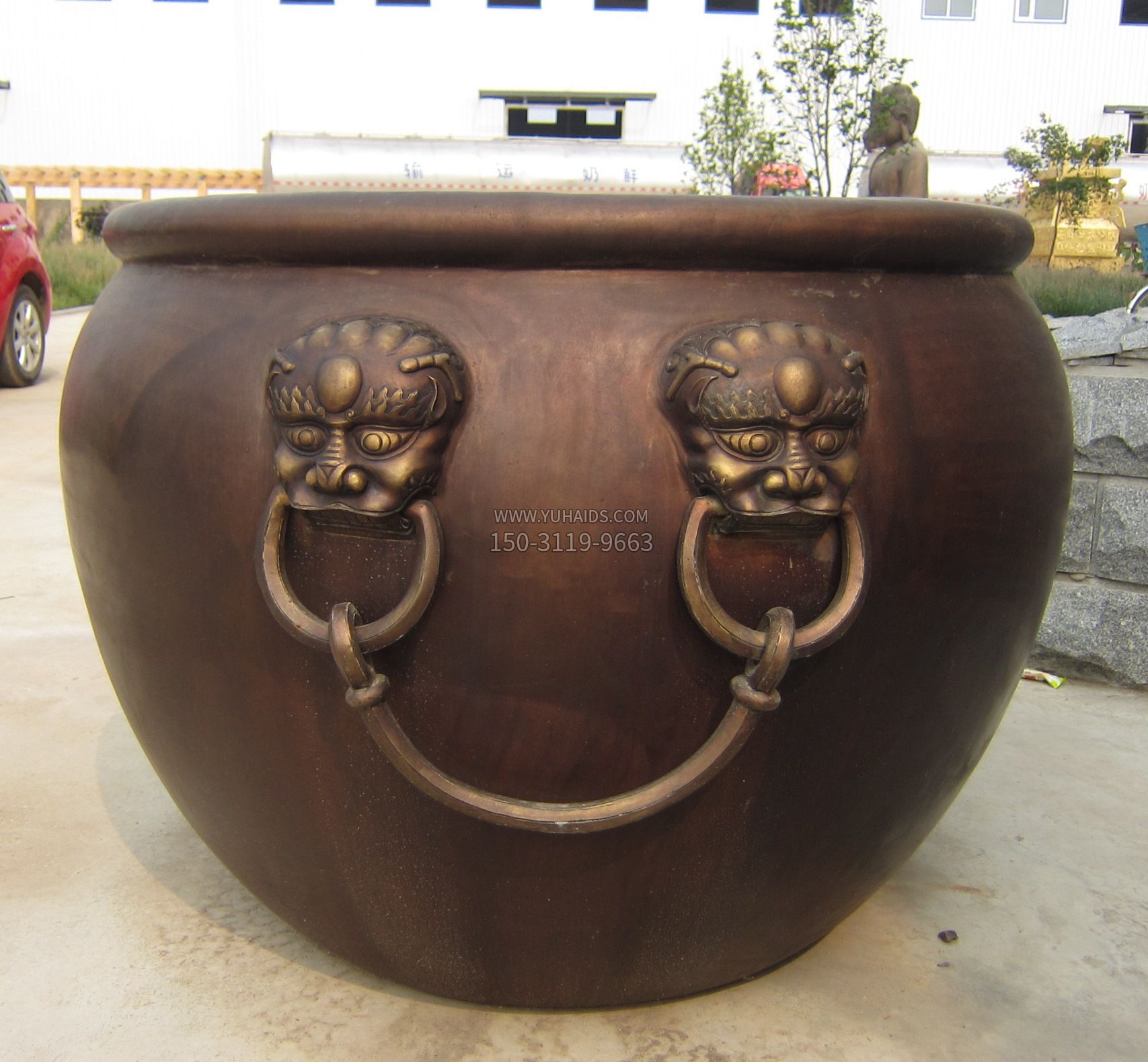 铸铜缸庭院园林水缸鱼缸摆件雕塑