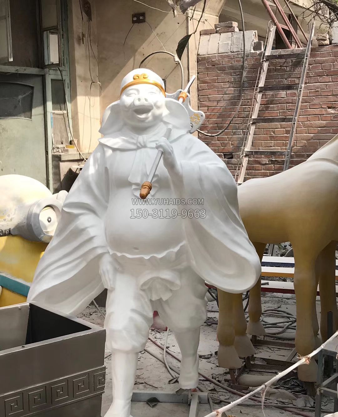 猪八戒石雕雕塑