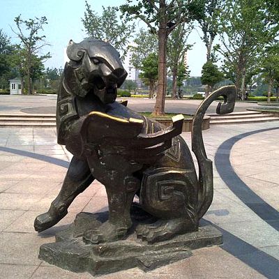 公园神兽动物铜雕貔貅雕塑