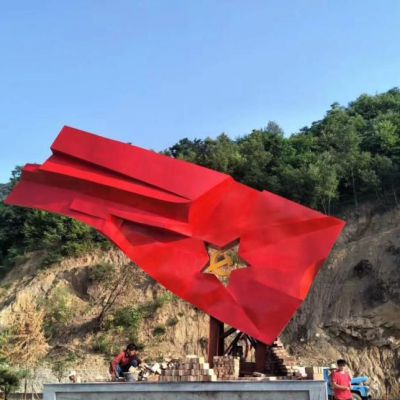 景区不锈钢党建雕塑