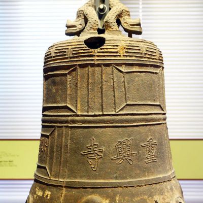 寺庙铜钟铜雕 