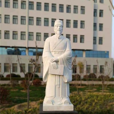 校园名人汉白玉雕塑医院医学院古代著名人物雕像