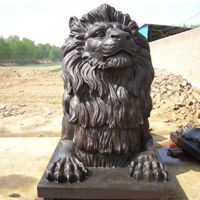 园林大门港币狮子动物雕塑