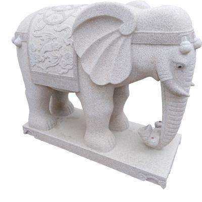 园头大象石雕