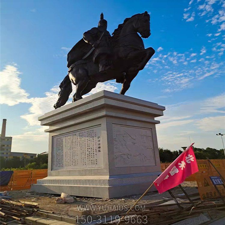 城市大型骑马人物铜雕地标建筑景观雕塑