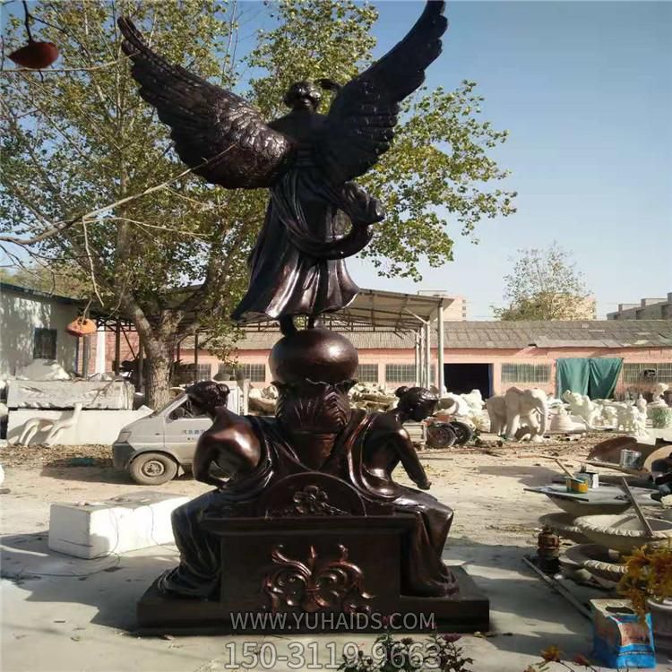 玻璃钢户外园林景观人物雕塑