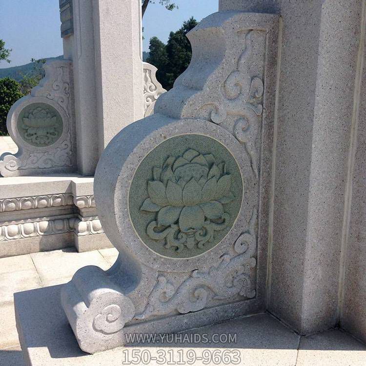 仿古门墩抱鼓青石古建门口摆件一对抱鼓石雕塑