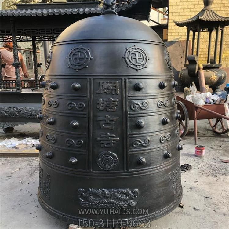 寺庙宗教大型浮雕铜雕铜钟雕塑