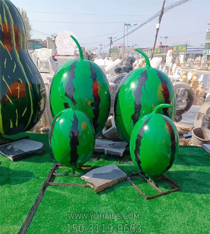 玻璃钢仿真水果景观户外园林雕塑