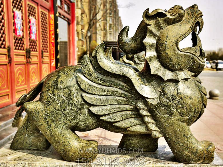 不锈钢仿铜仿古做旧神兽貔貅雕塑