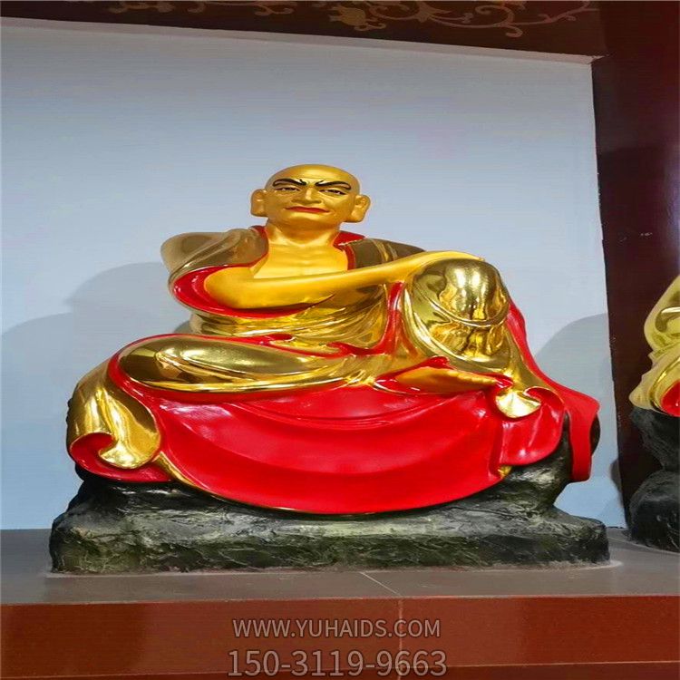 寺庙大型供奉神佛十八罗汉雕塑