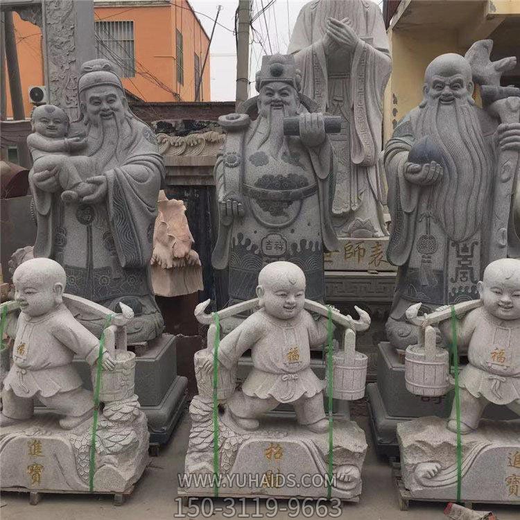 公园景区摆放大理石雕刻人物孔子雕像雕塑