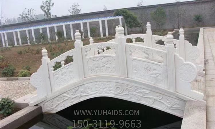 拱桥石雕户外摆件园林景观雕塑