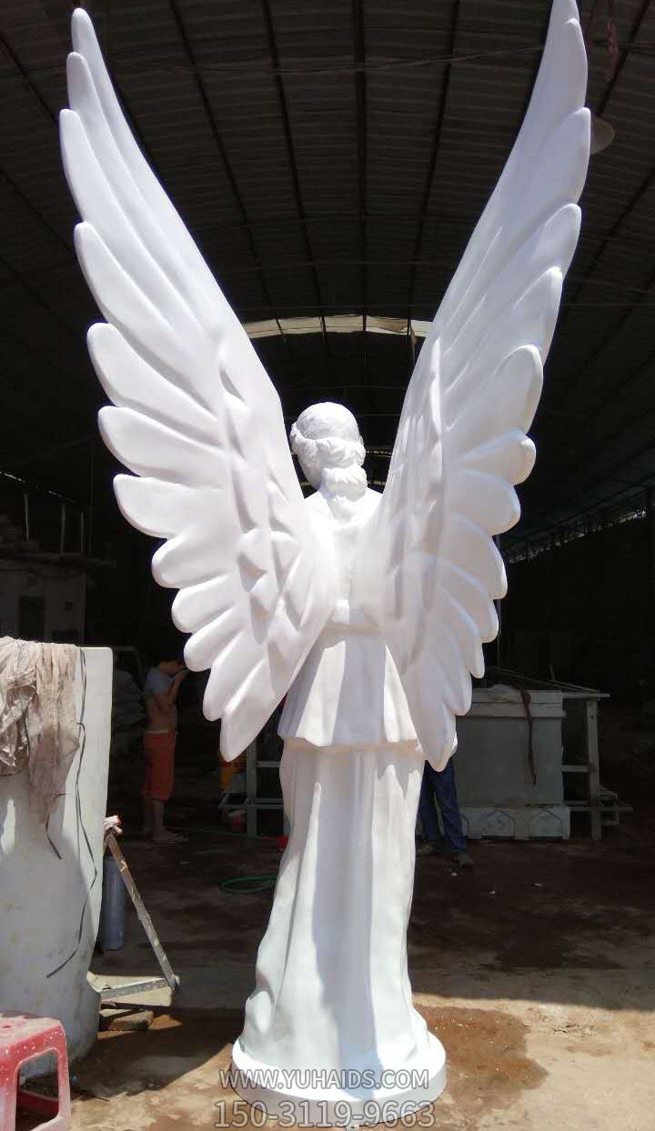 西方信仰天使仙女工艺品玻璃钢雕塑