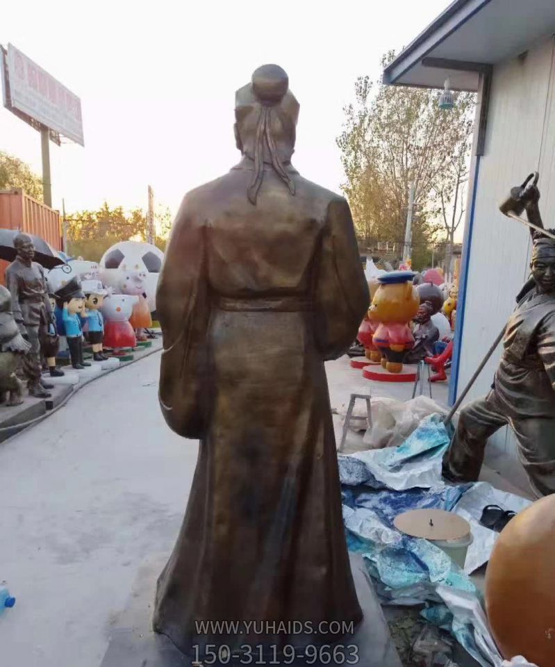 古代名医铜雕华佗雕塑